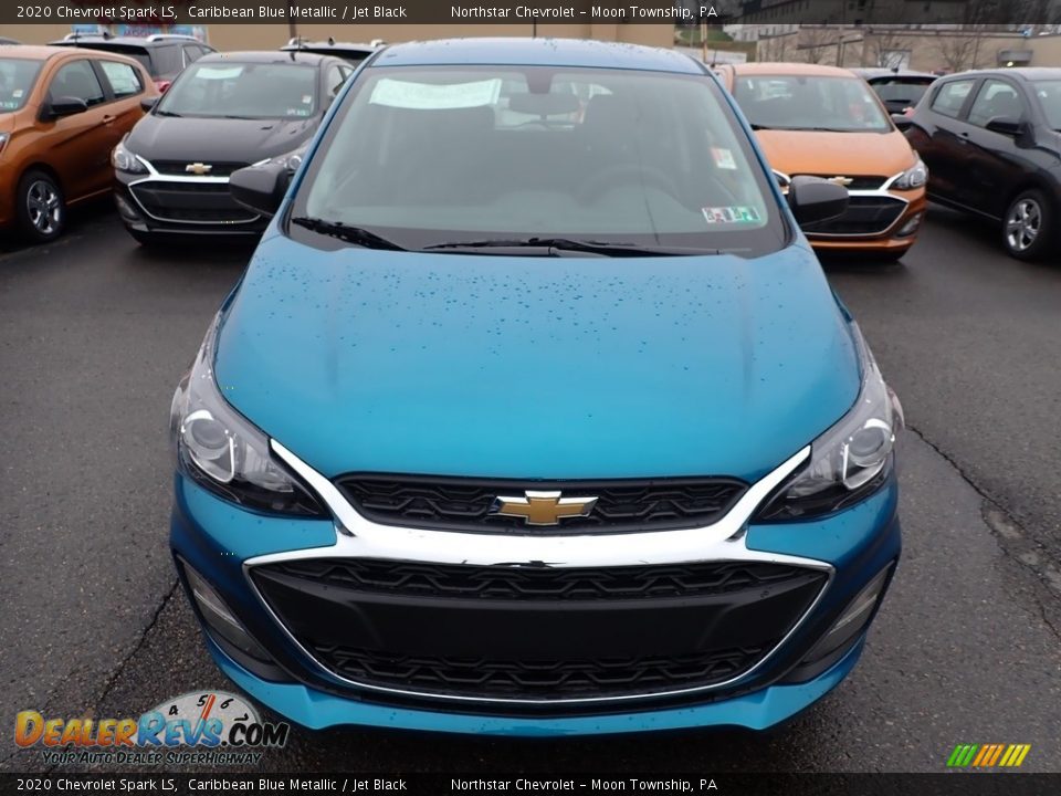 2020 Chevrolet Spark LS Caribbean Blue Metallic / Jet Black Photo #8