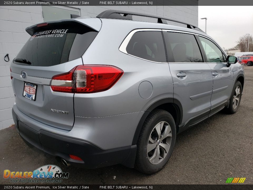2020 Subaru Ascent Premium Ice Silver Metallic / Slate Photo #2