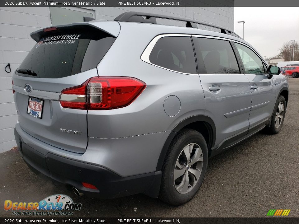 2020 Subaru Ascent Premium Ice Silver Metallic / Slate Photo #2