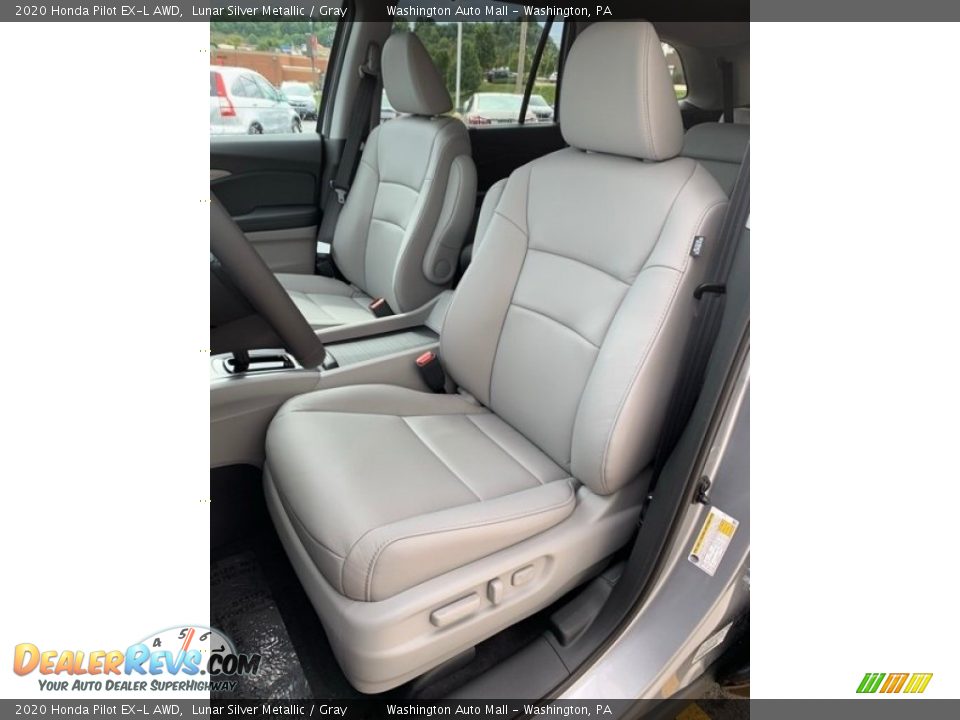 2020 Honda Pilot EX-L AWD Lunar Silver Metallic / Gray Photo #14