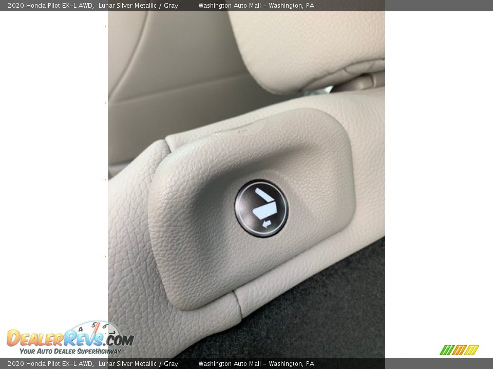 2020 Honda Pilot EX-L AWD Lunar Silver Metallic / Gray Photo #20