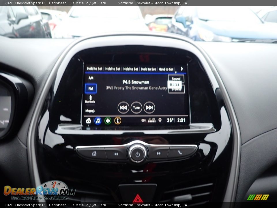 2020 Chevrolet Spark LS Caribbean Blue Metallic / Jet Black Photo #17