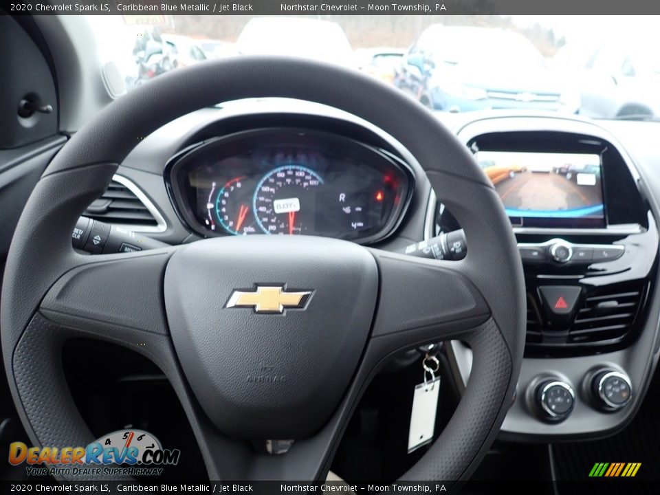 2020 Chevrolet Spark LS Caribbean Blue Metallic / Jet Black Photo #19