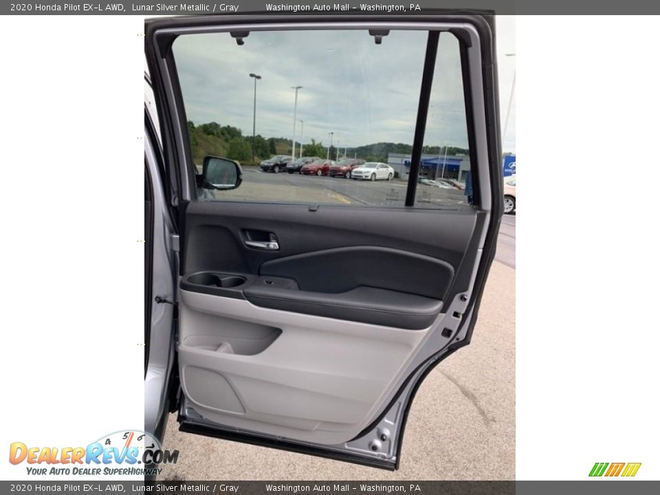 2020 Honda Pilot EX-L AWD Lunar Silver Metallic / Gray Photo #26