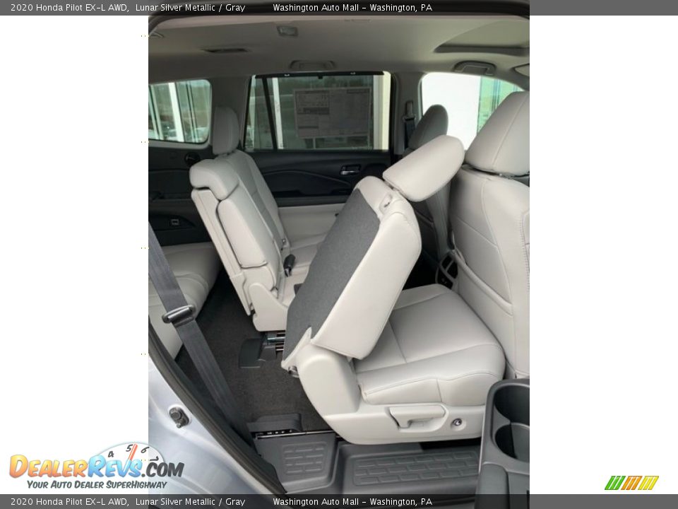 2020 Honda Pilot EX-L AWD Lunar Silver Metallic / Gray Photo #28