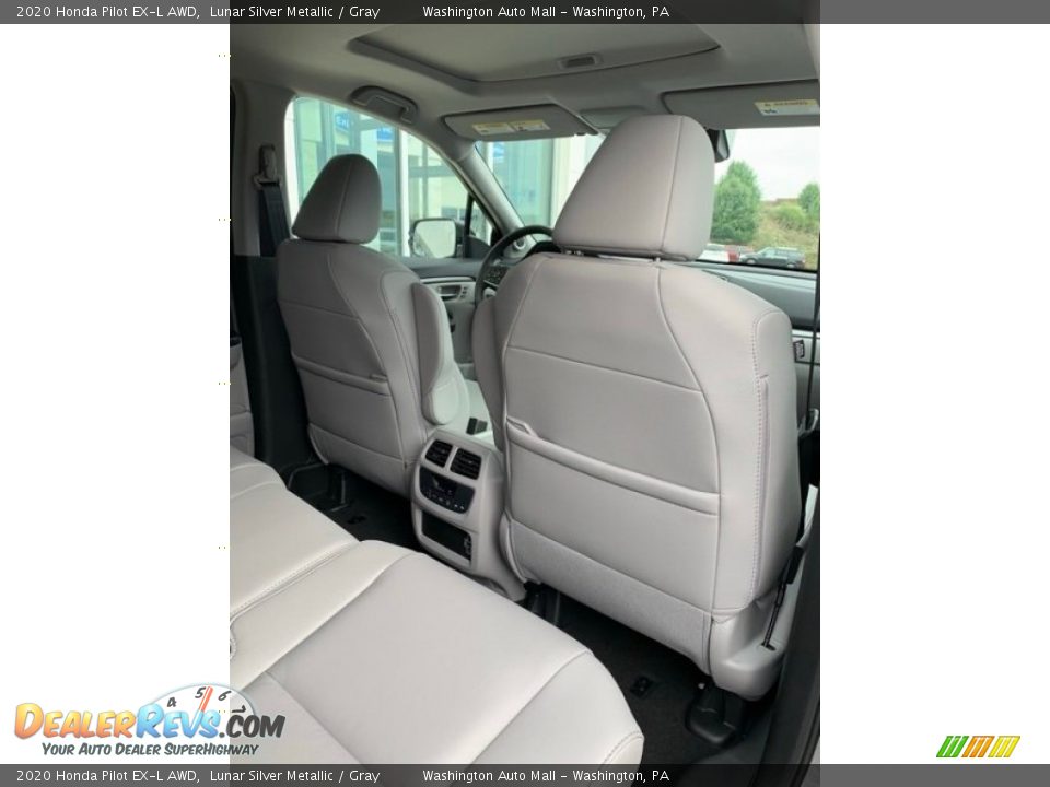 2020 Honda Pilot EX-L AWD Lunar Silver Metallic / Gray Photo #30