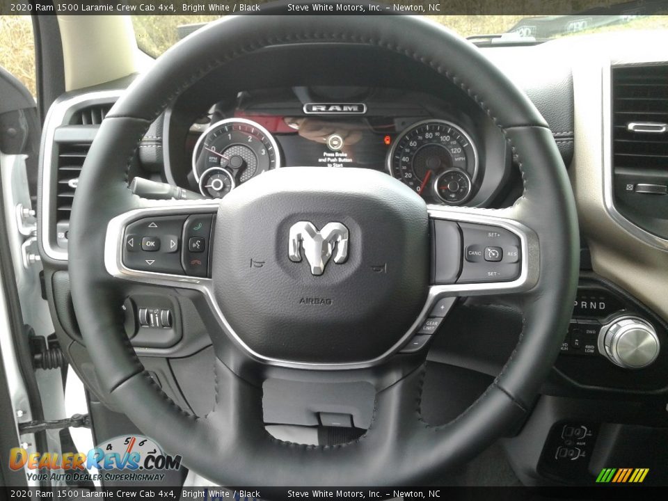 2020 Ram 1500 Laramie Crew Cab 4x4 Steering Wheel Photo #17