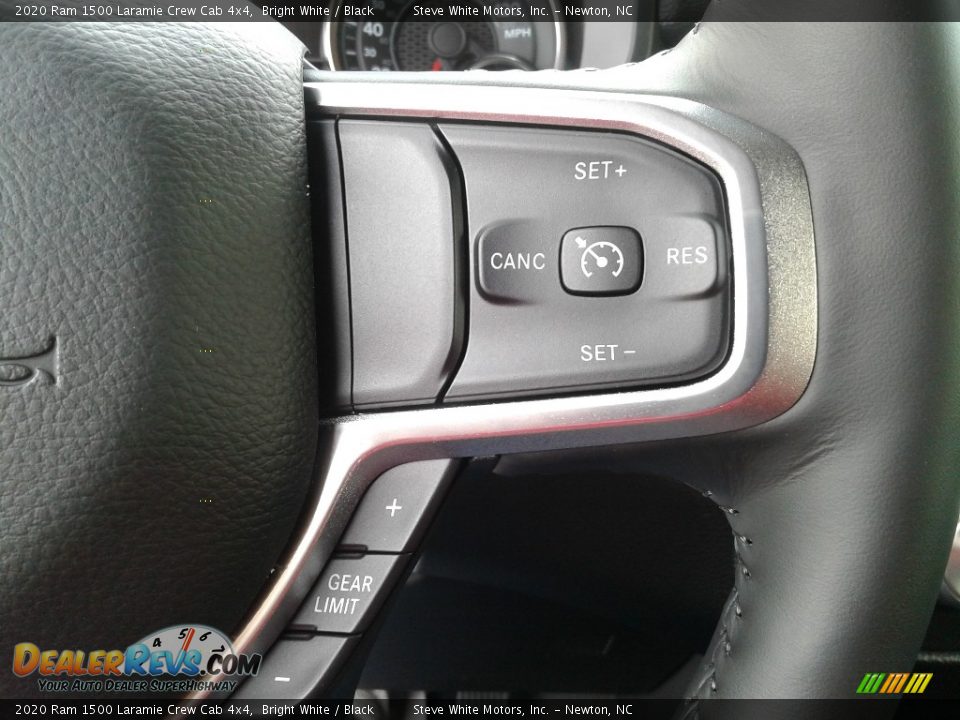 2020 Ram 1500 Laramie Crew Cab 4x4 Bright White / Black Photo #18