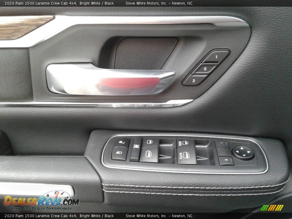 2020 Ram 1500 Laramie Crew Cab 4x4 Bright White / Black Photo #22