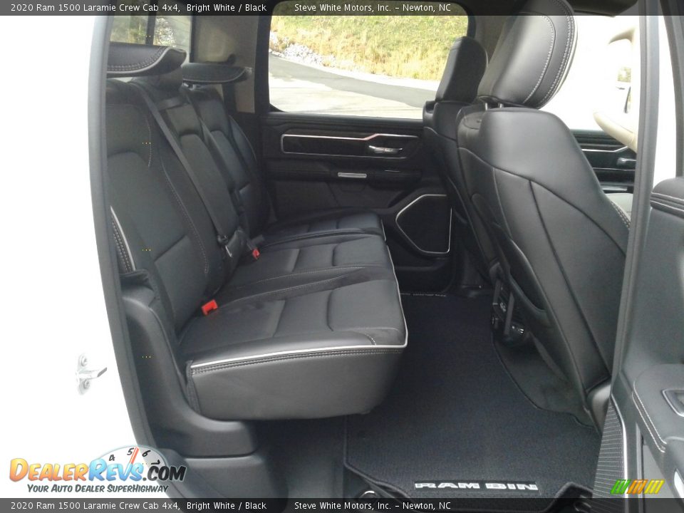 Rear Seat of 2020 Ram 1500 Laramie Crew Cab 4x4 Photo #26