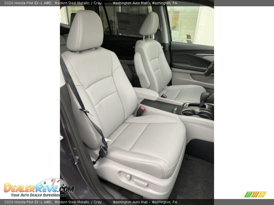 2020 Honda Pilot EX-L AWD Modern Steel Metallic / Gray Photo #33