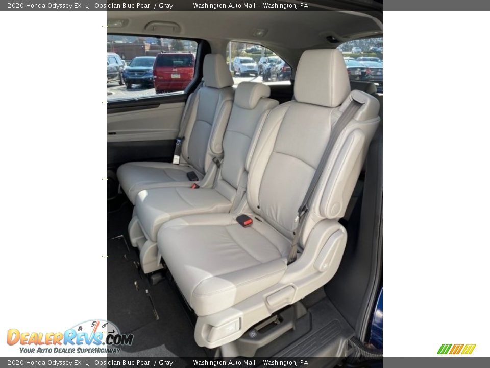 2020 Honda Odyssey EX-L Obsidian Blue Pearl / Gray Photo #12