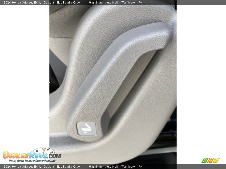 2020 Honda Odyssey EX-L Obsidian Blue Pearl / Gray Photo #15
