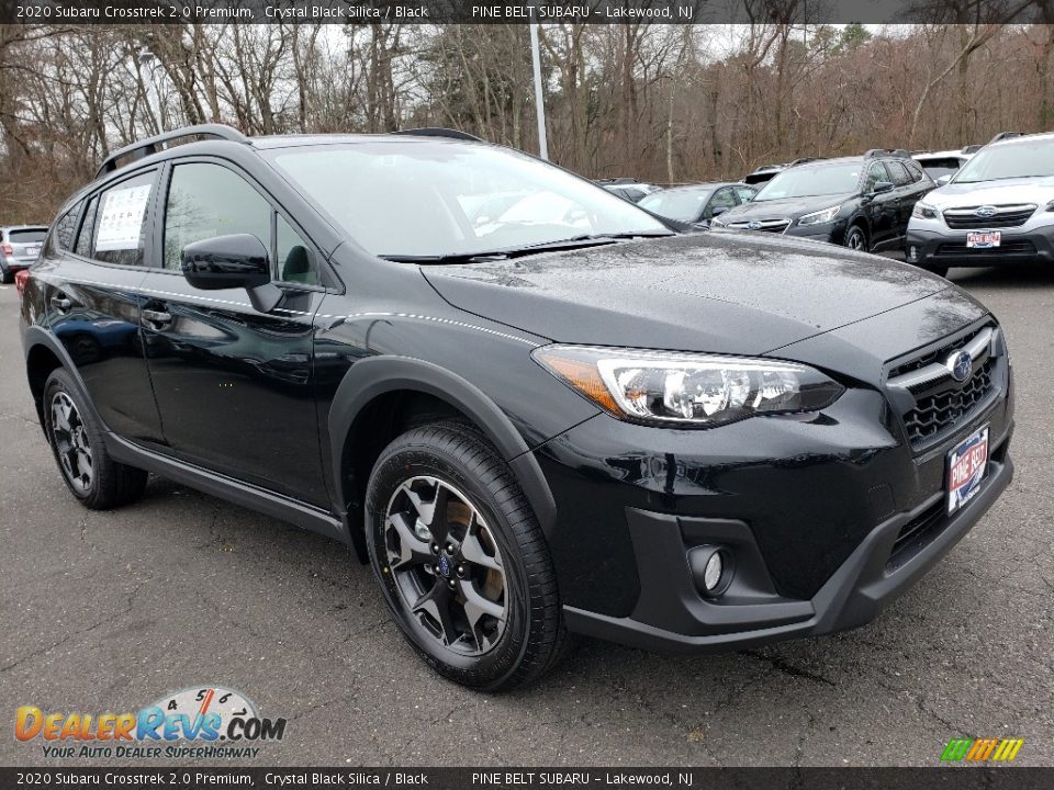 2020 Subaru Crosstrek 2.0 Premium Crystal Black Silica / Black Photo #1