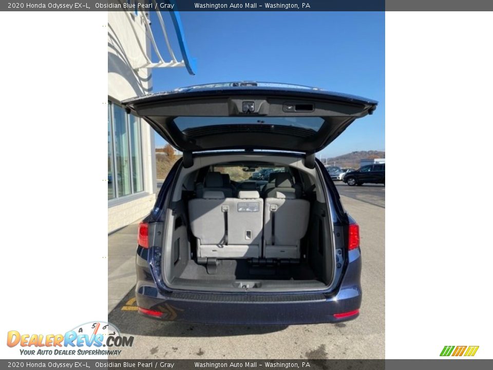 2020 Honda Odyssey EX-L Obsidian Blue Pearl / Gray Photo #17