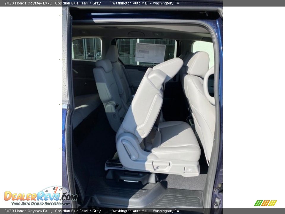 2020 Honda Odyssey EX-L Obsidian Blue Pearl / Gray Photo #21