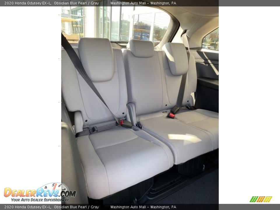 2020 Honda Odyssey EX-L Obsidian Blue Pearl / Gray Photo #22