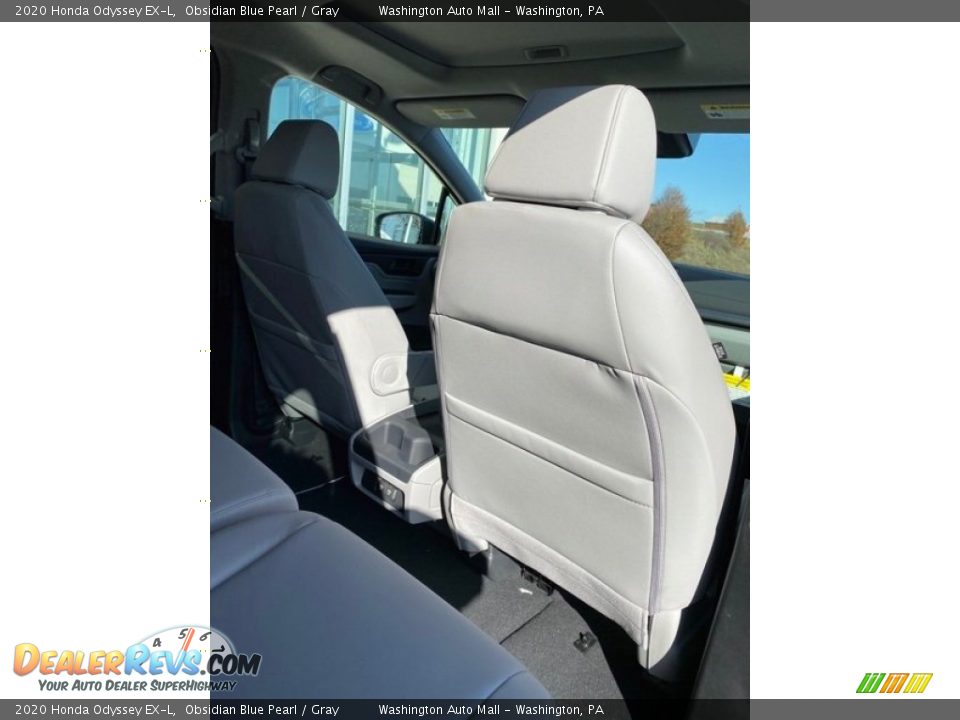 2020 Honda Odyssey EX-L Obsidian Blue Pearl / Gray Photo #23