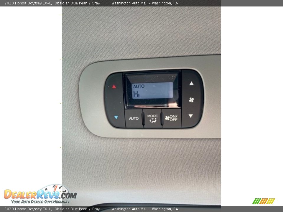 2020 Honda Odyssey EX-L Obsidian Blue Pearl / Gray Photo #24