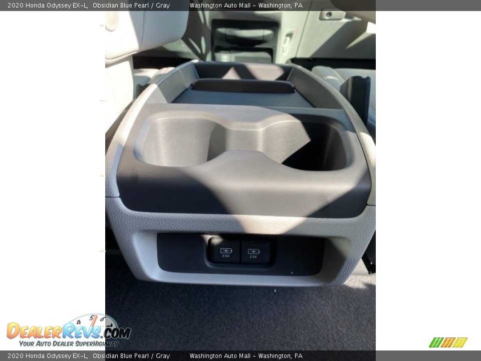 2020 Honda Odyssey EX-L Obsidian Blue Pearl / Gray Photo #25