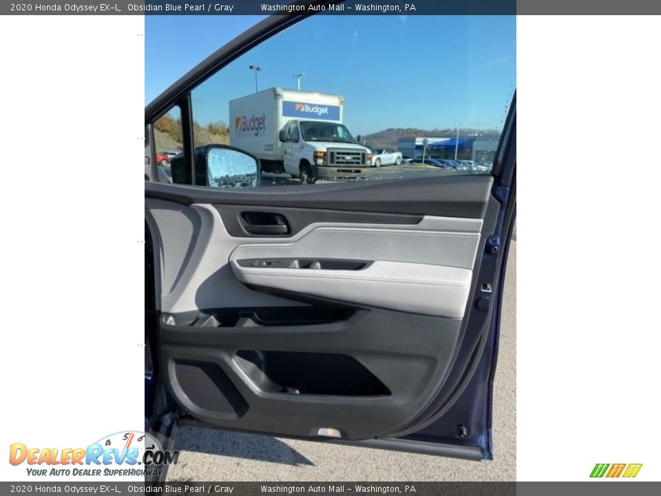 2020 Honda Odyssey EX-L Obsidian Blue Pearl / Gray Photo #26