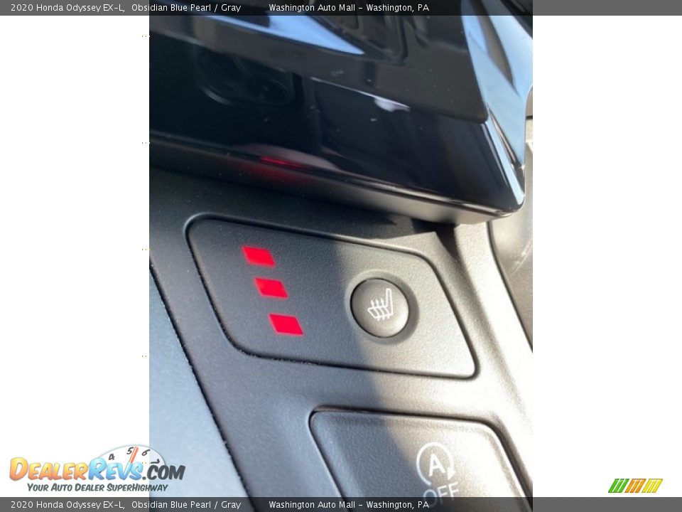 2020 Honda Odyssey EX-L Obsidian Blue Pearl / Gray Photo #36