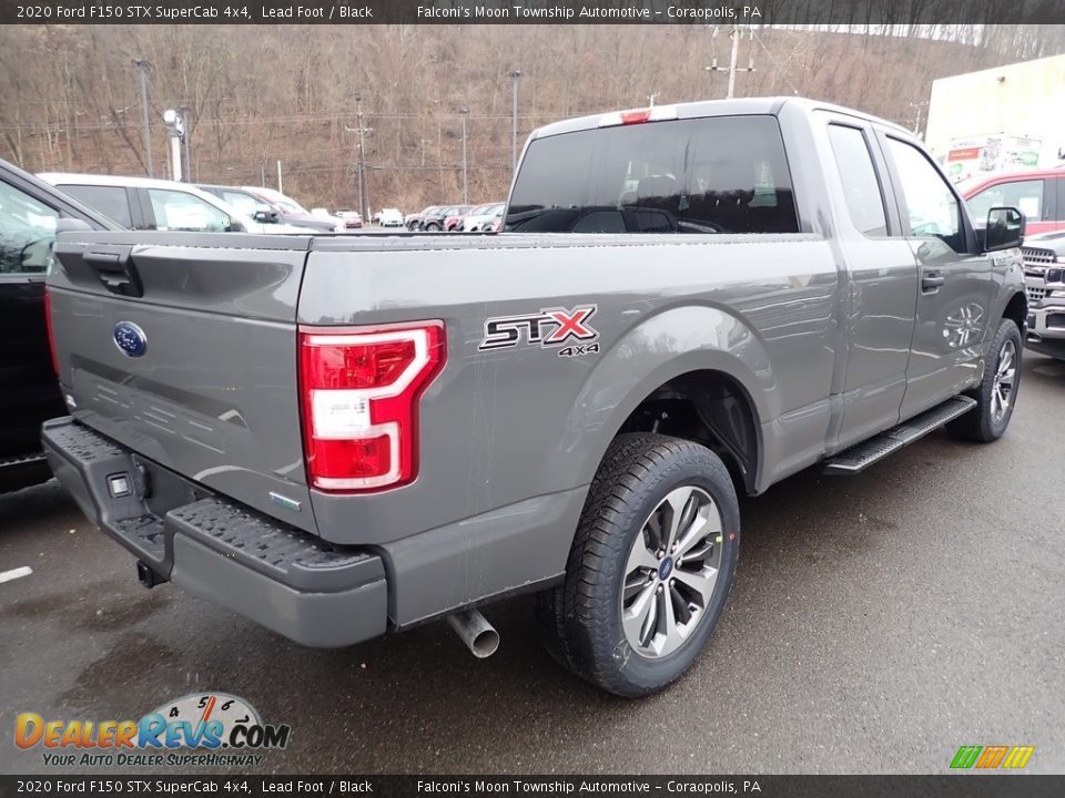 2020 Ford F150 STX SuperCab 4x4 Lead Foot / Black Photo #2