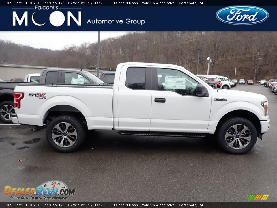 2020 Ford F150 STX SuperCab 4x4 Oxford White / Black Photo #1