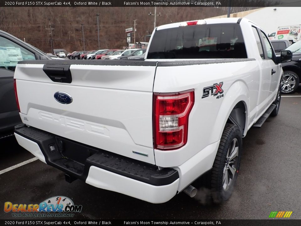 2020 Ford F150 STX SuperCab 4x4 Oxford White / Black Photo #2