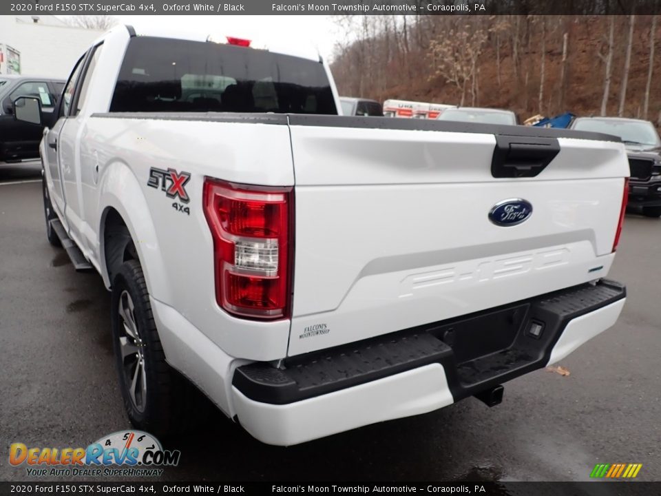 2020 Ford F150 STX SuperCab 4x4 Oxford White / Black Photo #6