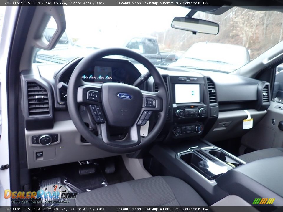 2020 Ford F150 STX SuperCab 4x4 Oxford White / Black Photo #11