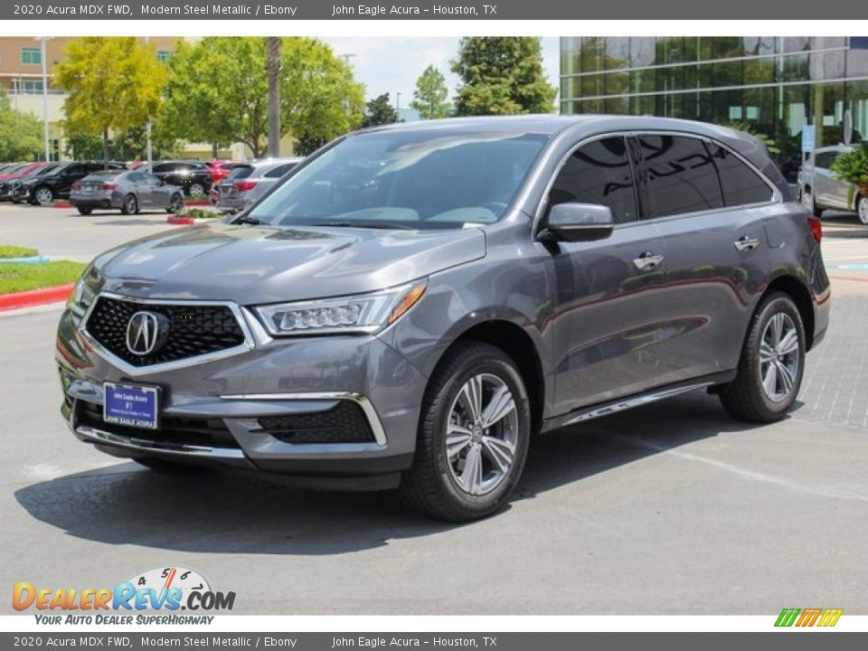 2020 Acura MDX FWD Modern Steel Metallic / Ebony Photo #3