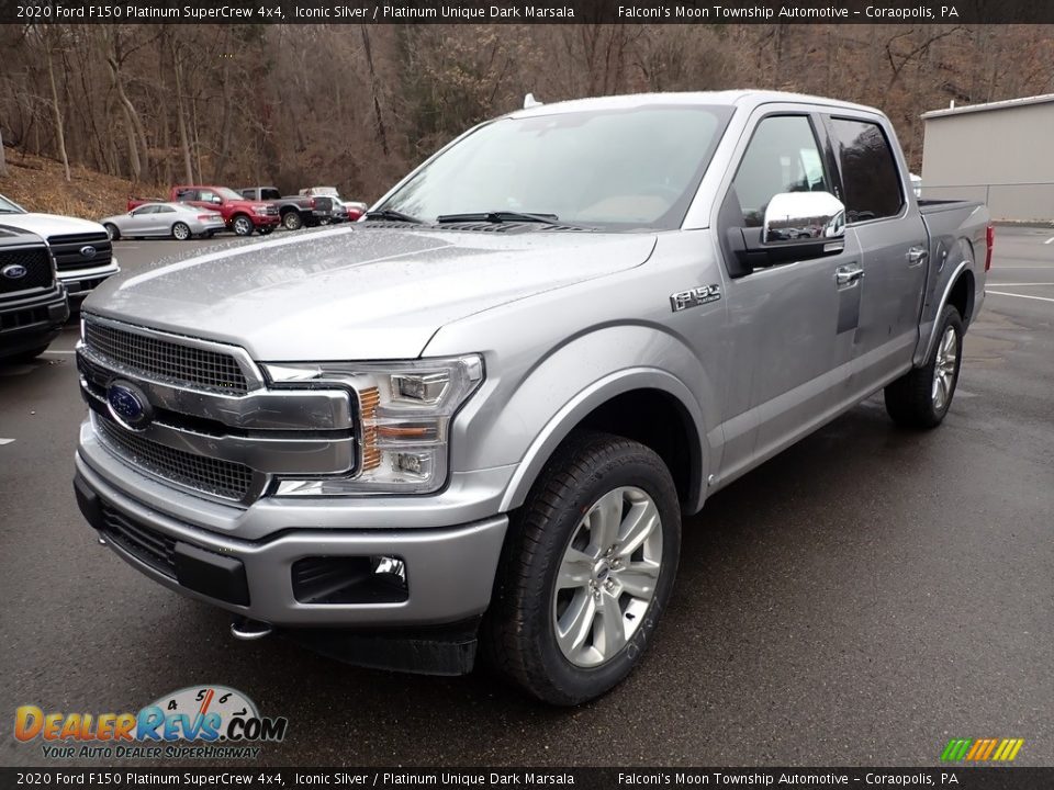 Front 3/4 View of 2020 Ford F150 Platinum SuperCrew 4x4 Photo #5