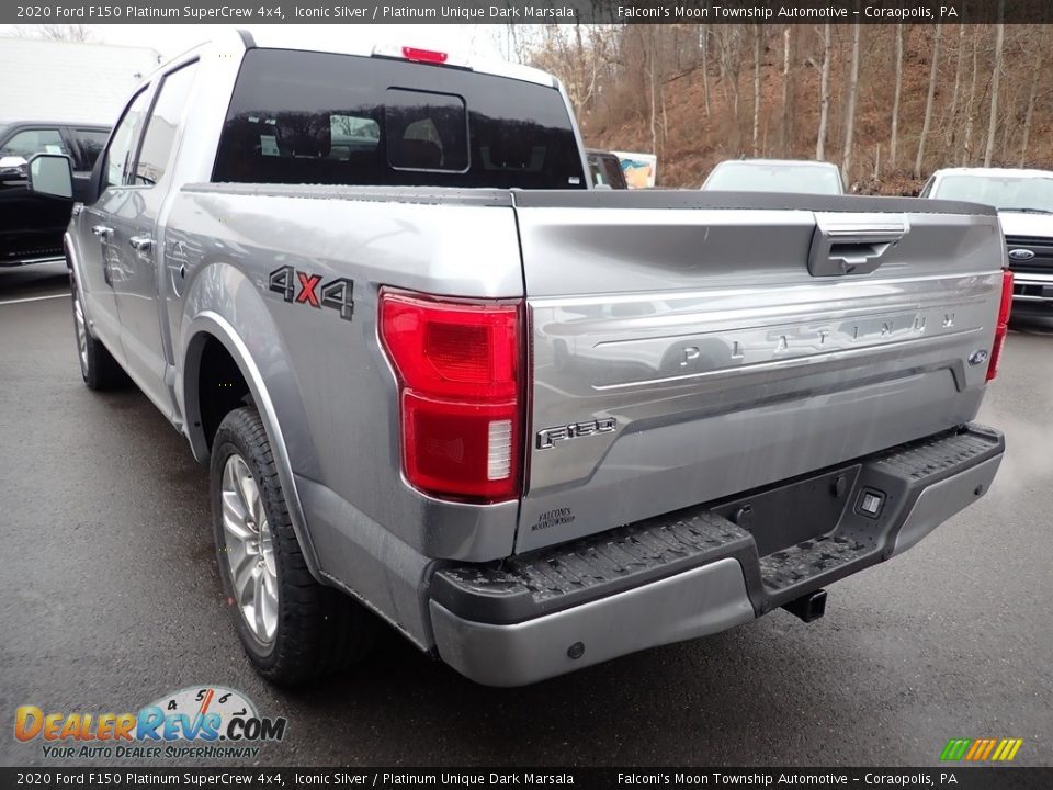 Iconic Silver 2020 Ford F150 Platinum SuperCrew 4x4 Photo #6