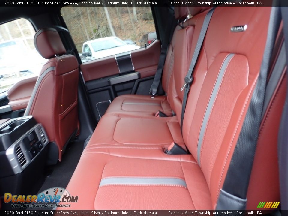 Rear Seat of 2020 Ford F150 Platinum SuperCrew 4x4 Photo #8