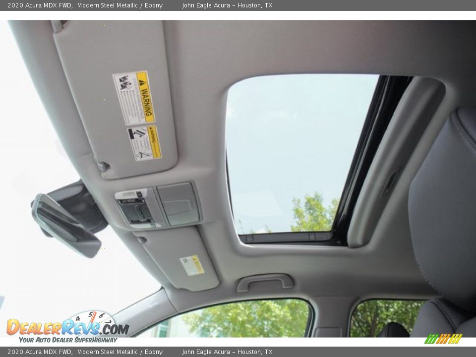 2020 Acura MDX FWD Modern Steel Metallic / Ebony Photo #15