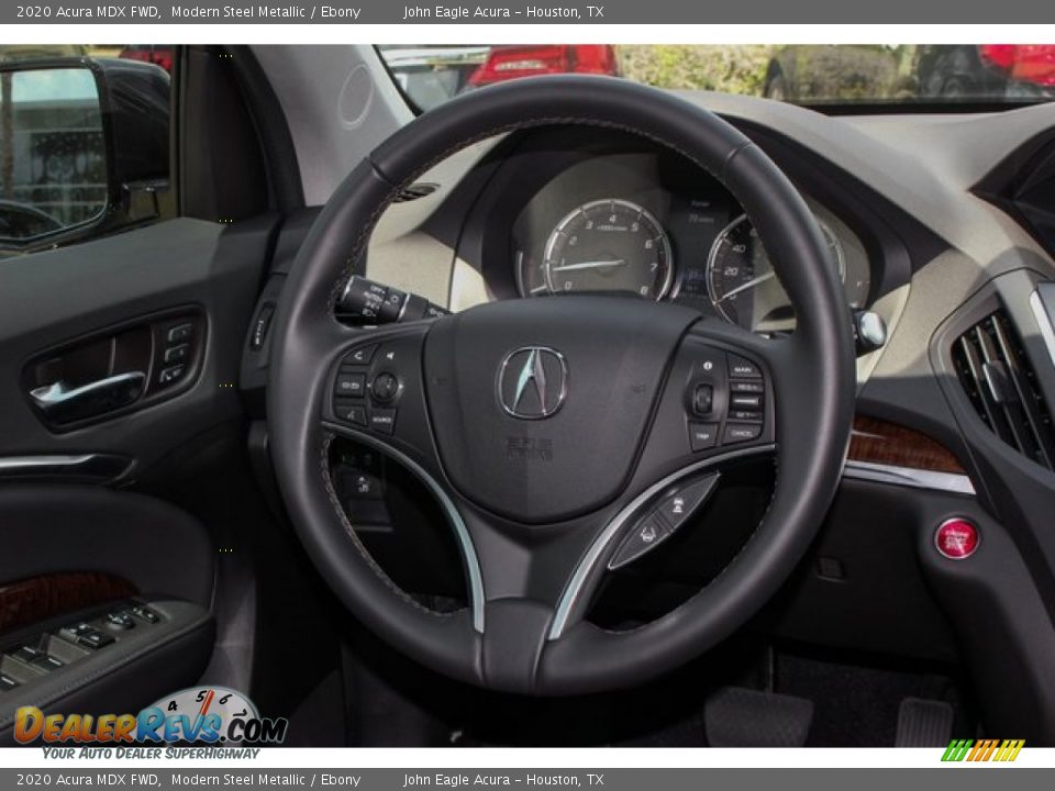 2020 Acura MDX FWD Modern Steel Metallic / Ebony Photo #29