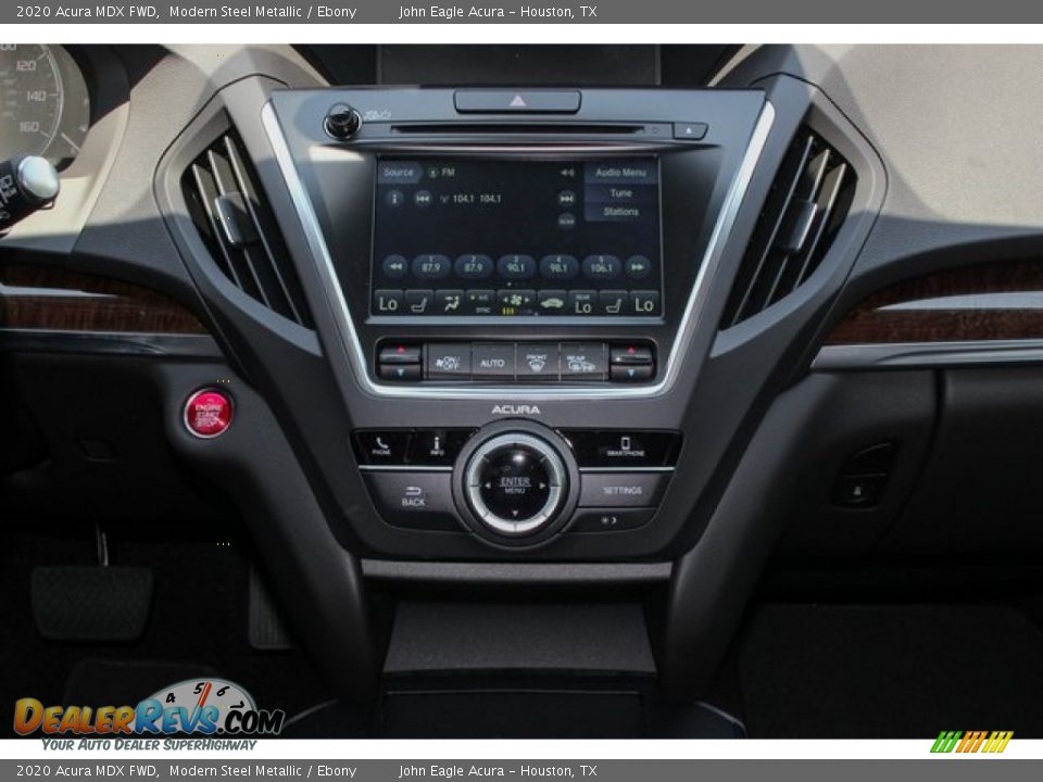 2020 Acura MDX FWD Modern Steel Metallic / Ebony Photo #31
