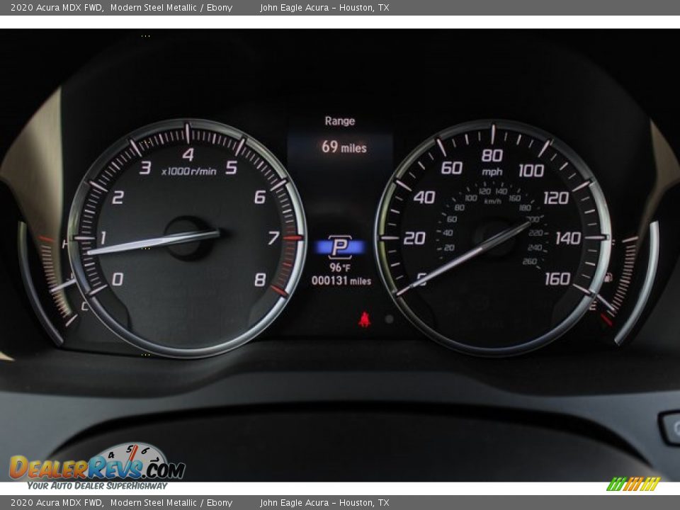 2020 Acura MDX FWD Modern Steel Metallic / Ebony Photo #35