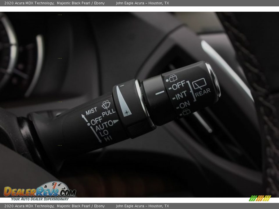 2020 Acura MDX Technology Majestic Black Pearl / Ebony Photo #36