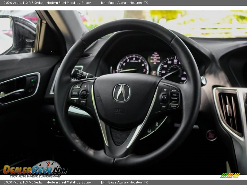 2020 Acura TLX V6 Sedan Modern Steel Metallic / Ebony Photo #29