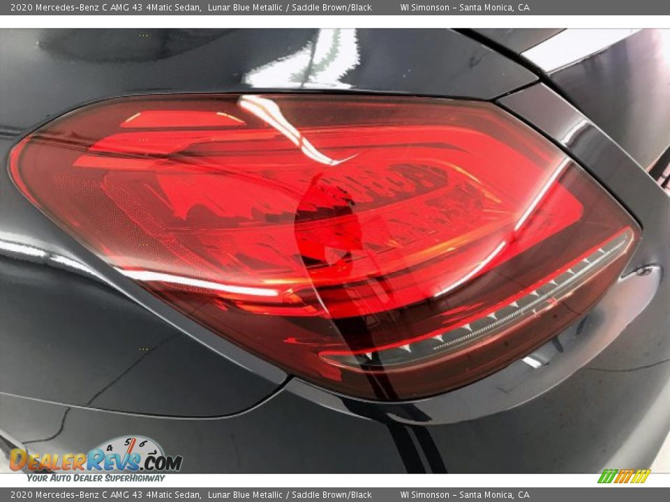 2020 Mercedes-Benz C AMG 43 4Matic Sedan Lunar Blue Metallic / Saddle Brown/Black Photo #26