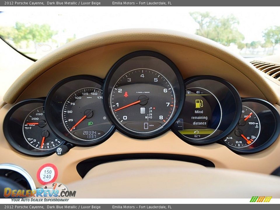 2012 Porsche Cayenne  Gauges Photo #44