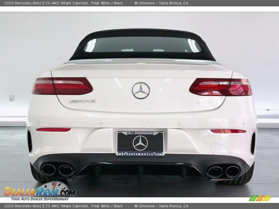 2020 Mercedes-Benz E 53 AMG 4Matic Cabriolet Polar White / Black Photo #3