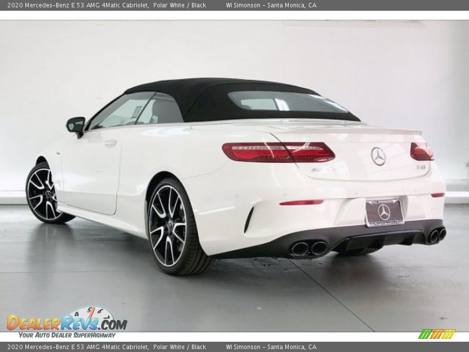 2020 Mercedes-Benz E 53 AMG 4Matic Cabriolet Polar White / Black Photo #10