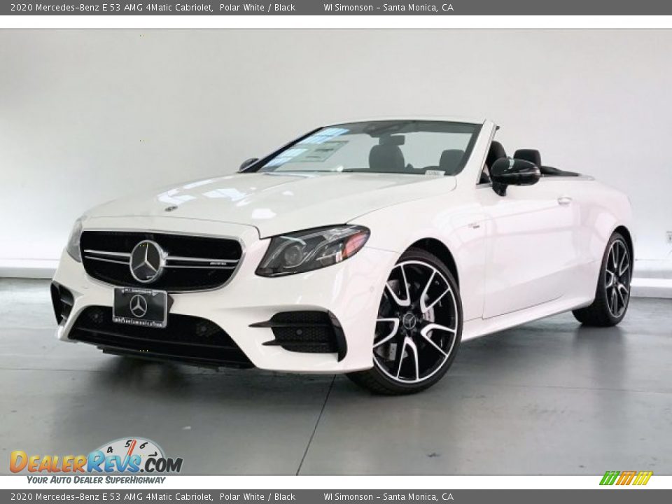 Front 3/4 View of 2020 Mercedes-Benz E 53 AMG 4Matic Cabriolet Photo #12