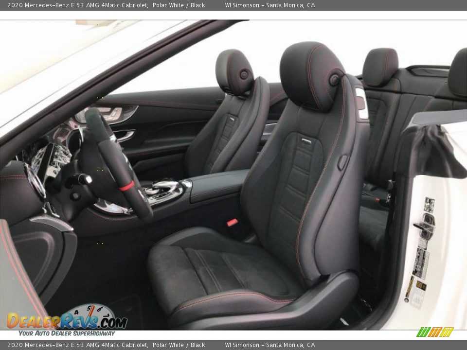 Black Interior - 2020 Mercedes-Benz E 53 AMG 4Matic Cabriolet Photo #14