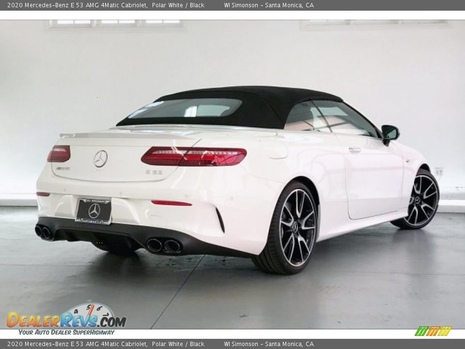 2020 Mercedes-Benz E 53 AMG 4Matic Cabriolet Polar White / Black Photo #16