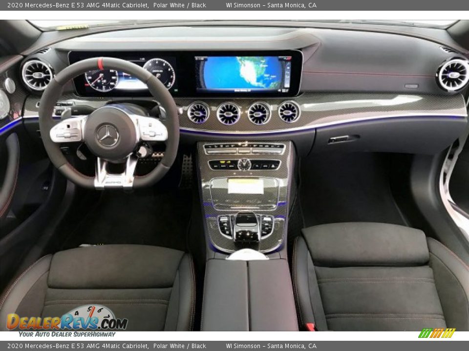 Dashboard of 2020 Mercedes-Benz E 53 AMG 4Matic Cabriolet Photo #17