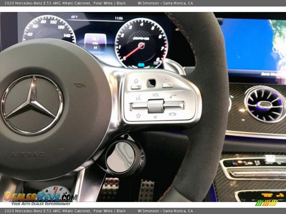 2020 Mercedes-Benz E 53 AMG 4Matic Cabriolet Steering Wheel Photo #19